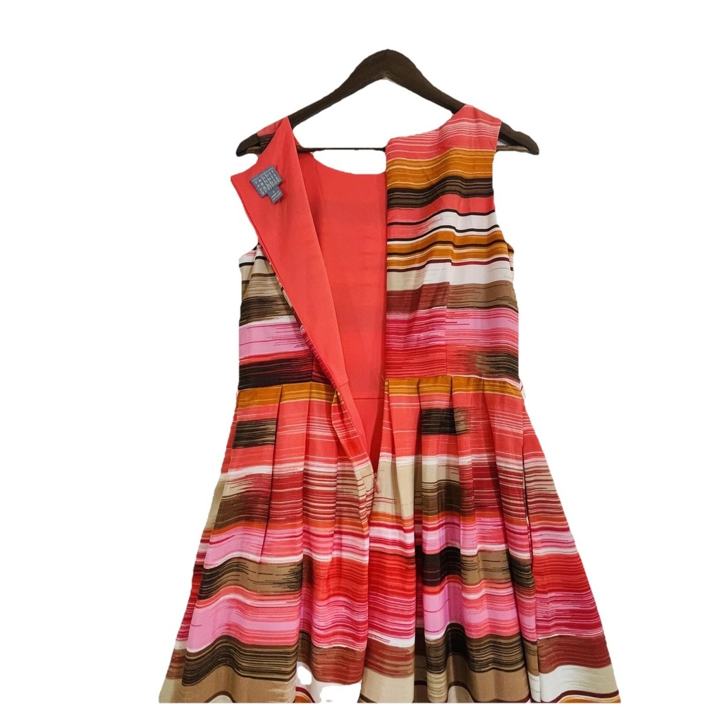 READ Rabbit Rabbit Rabbit Designs Dress Womens 8 Multicolor Fit Flare Sundress - Picture 12 of 14